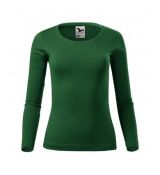 Dámské triko FIT-T long sleeve lahvově zelená