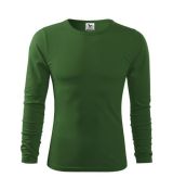 Pánské triko FIT-T long sleeve lahvově zelená