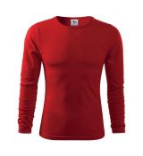 Pánské triko FIT-T long sleeve červená