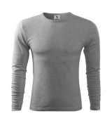 Pánské triko FIT-T long sleeve tmavě šedé