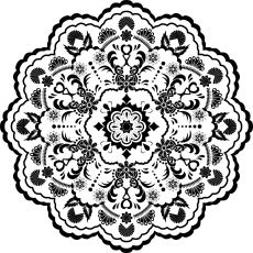 A001 mandala krajka